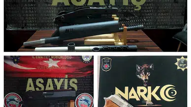 Batman'da 9’u ruhsatsız 11 silah ele geçirdi