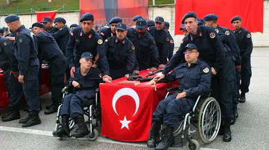 Yozgat'ta 38 engelli vatandaş askerlik yemini etti