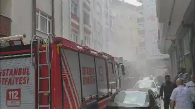 İstanbul- Şişli'de depoda yangın -1 (Ek foto ve görüntü)
