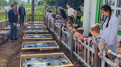 Terme'de minikler fide dikti