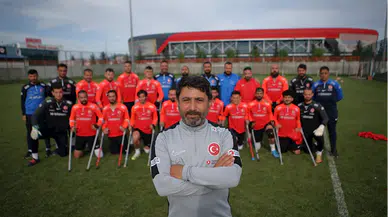 Ampute Milli Futbol Takımı'nın Çorum'daki kampı sona erdi