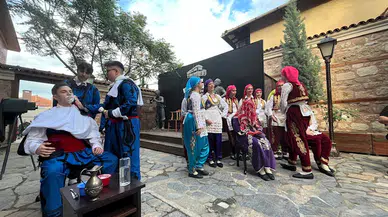 Edirne'de Etnografya Müzesi'nde, Rumeli düğünü canlandırıldı