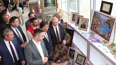 Havza'da el sanatları sergisi açıldı