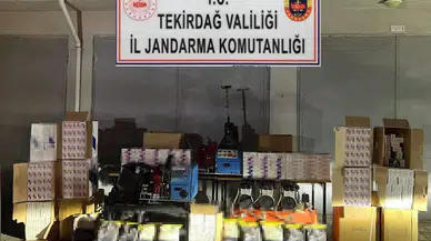  Tekirdağ'da kaçak tütün operasyonunda 2 gözaltı