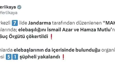 Hatay merkezli 7 ilde organize suç örgütüne operasyon: 51 gözaltı