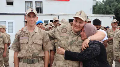 Adıyaman'da, özel gereksinimli gençler bir günlüğüne asker oldu