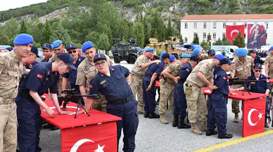 Muğla'da engellilerin bir günlük askerlik sevinci