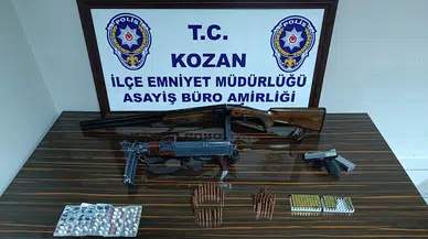 Kozan'da kalaşnikof ele geçirildi
