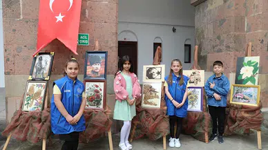 Merzifon’da gençlerin yaptığı ürünler sergilendi