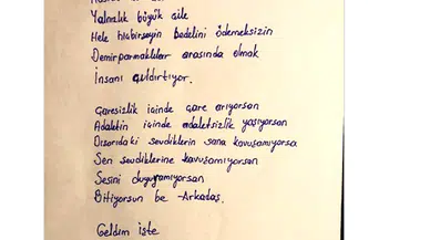 Cezaevindeki Başkan Kocagöz'den mektup