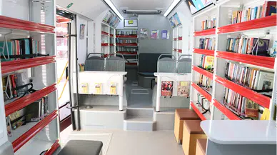 Samsun'da Gezici Kütüphane "19 Mayıs" kapsamında öğrencilerle buluşuyor