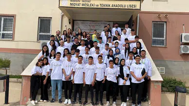 Midyat’ta lise öğrencilerinden bilim fuarı