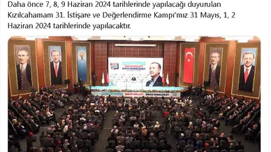 AK Parti'de Kızılcahamam Kampı'nın tarihi öne çekildi