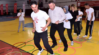 Gençlik Haftası'nda sporcular aileriyle yarıştı