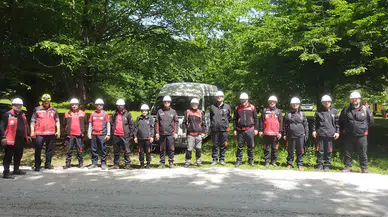 Düzce'de zorlu arazi şartlarında 236 kişinin katılımıyla arama kurtarma tatbikatı yapıldı