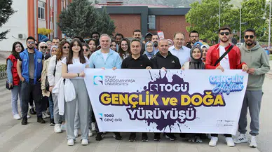 TOGÜ'de gençlik ve doğa yürüyüşü yapıldı 