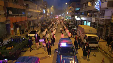 Yığılca'da fener alayı düzenlendi