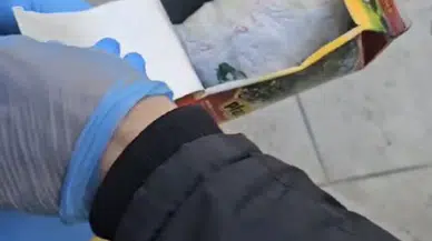 Samsun'da meyve suyu kutusunun içine gizlenmiş uyuşturucu ele geçirildi