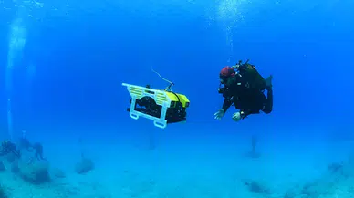 Sualtı robotları model oldu