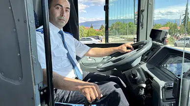 Karabük'te otobüs şoförü rahatsızlanan yolcuyu hastaneye yetiştirdi