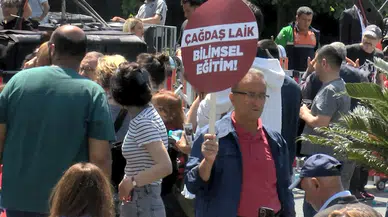 İstanbul - Özgür Özel 'Büyük Eğitim Mitingi'nde konuştu: Hep beraber başaracağız