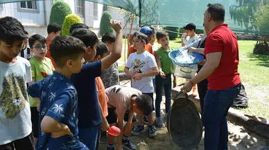 İlkokul öğrencileri, Müzeler Günü'nde arkeolojik kazı yaptı