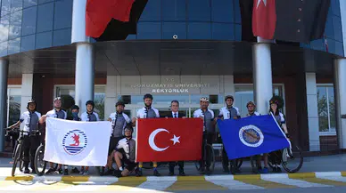 Ankara Üniversitesi öğrencileri, ‘19 Mayıs Ata'ya Saygı Turu’ kapsamında OMÜ’ye ulaştı