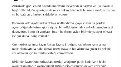 Bakan Göktaş: Başörtüsü gerekçesiyle 'Reddi hakim' talebinde bulunan avukatı kınıyorum