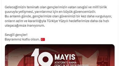Kurtulmuş'tan '19 Mayıs' mesajı