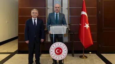 TBMM Başkanı Kurtulmuş, Astana Büyükelçiliği'ni ziyaret etti