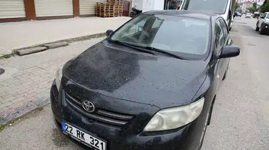 EDİRNE'de toz taşınımı; hava kalitesi düştü, araçlar çamurla kaplandı