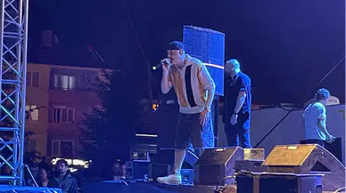 Bolu'da, Türk rap müziği sanatçısı "Ceza" konser verdi 