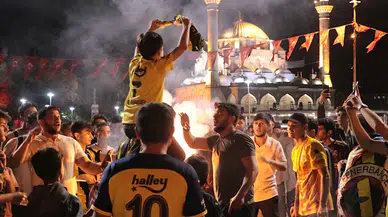 Kayseri'de Fenerbahçe'nin zaferi coşkuyla kutlandı