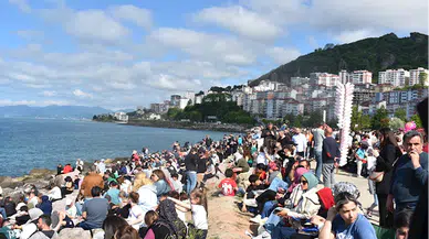 SOLOTÜRK, Giresun'da gösteri uçuşu gerçekleştirdi