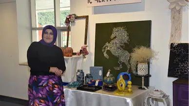 Gümüşhane'de iç mekan tasarım bölümü sergisi açıldı