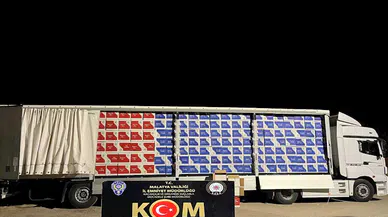 TIR'da 5 milyon 410 bin adet gümrük kaçağı makaron ele geçirildi