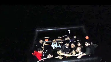 Bodrum'da Yunanistan'ın geri ittiği 27 göçmen kurtarıldı