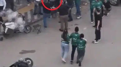 Fırıncıyı tabancayla yaralayan kurye, çalışanlar tarafından darbedildi