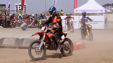 Afyonkarahisar'da motokros yarışları tamamlandı