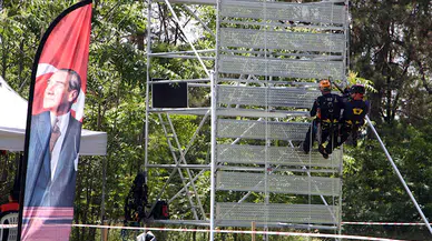 Edirne'de Balkan ülkeleri üniversiteler arası arama-kurtarma yarışması