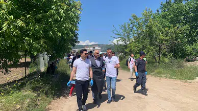 Almus'ta bahar temizliği yapıldı 