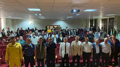 Bayat'ta orman yangınlarıyla mücadele eğitimi yapıldı