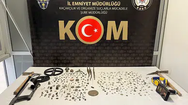 Kütahya’da tarihi eser operasyonuna 5 gözaltı