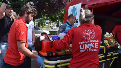 Trabzon'daki UMKE tatbikatında selden etkilenen yaralılara müdahale edildi 
