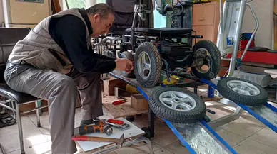 Zonguldak'ta engellilerin akülü araçları ve tekerlekli sandalyeleri ücretsiz onarılıyor