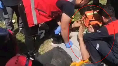 Şarampole devrilen TIR'ın sürücüsü öldü, yanındaki ağabeyi yaralı (2)