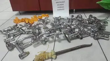 Kayseri'de tarihi caminin musluklarını çalan şüpheli tutuklandı