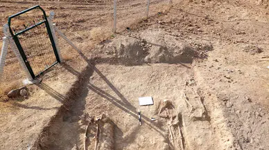 Ankara Savaşı kazılarında kılıç kesiği olan kemikler bulundu