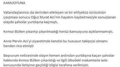İYİ Partili Zorlu: Başvurum neticesinde, Eylem Tok ve oğlu hakkında 'Kırmızı Bülten' çıkarıldığı tarafıma bildirildi