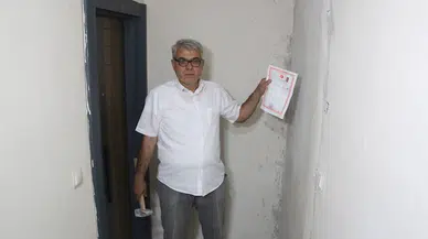 Aldığı dairenin kapısına duvar örüp, saldırıda bulundular